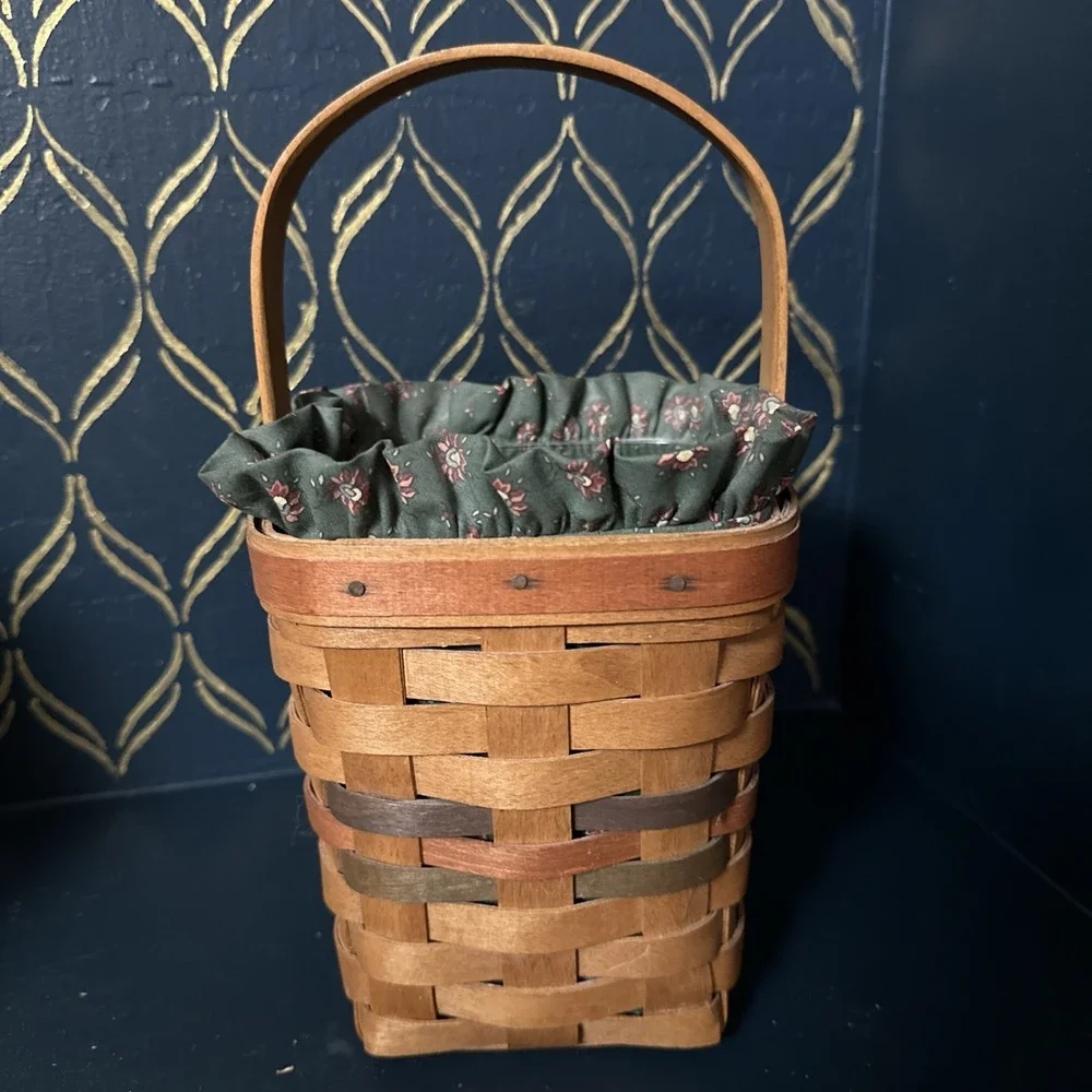 Longaberger Vintage Shades Of Autumn Peg Basket Collectible Bittersweet‎ 1992
